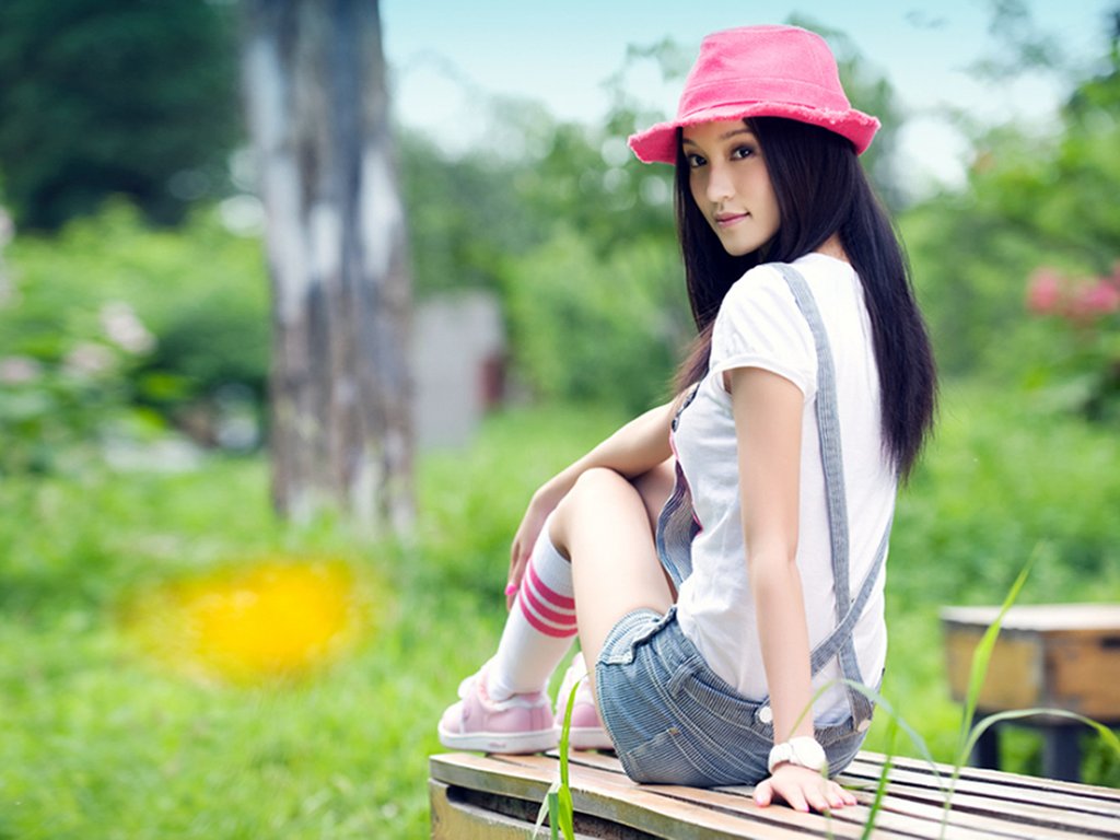  美女 模特 性感 清纯可爱 萌妹子