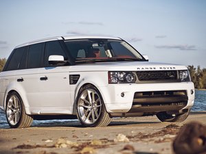 安卓汽车 suv 路虎 揽胜 白色手机壁纸