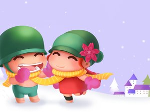 安卓卡通 可爱 炮炮兵手机壁纸