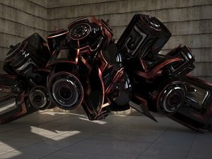 安卓创意 3D 设计 渲染手机壁纸
