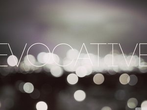 安卓设计 创意 简约 字母 EVOCATIVE手机壁纸