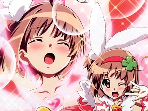 安卓动漫 四叶 少女 萝莉 手绘 漫画 日本 日系 萌妹子 软妹子手机壁纸