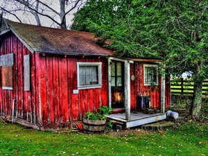 安卓风景 房屋 建筑 小屋手机壁纸