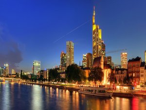 安卓风景 旅游 城市 德国 法来克福手机壁纸