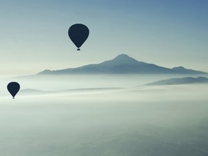 小清新 静物写真 热气球