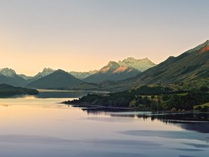 安卓风景 自然 湖泊 山脉手机壁纸