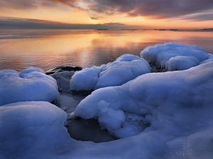 安卓风景 雪景 湖泊手机壁纸