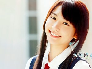 安卓美女 萌妹子 长发 清纯 日韩写真 新垣结衣手机壁纸