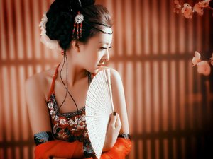 安卓美女 模特 剧照 性感 大唐歌飞手机壁纸