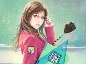 安卓动漫 CG 漫画 可爱 卡通 教师 草泥马手机壁纸