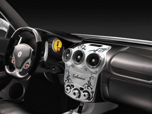 白色 死神 骷髅 Ferrari F430 Calavera 汽车 法拉利