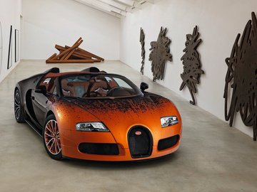 汽车 超跑 布加迪 威航 2013款 Bugatti Veyron Grand Sport Bernar Venet