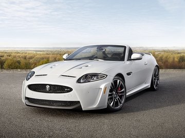 汽车 超跑 捷豹 白色 XKR-S jaguar