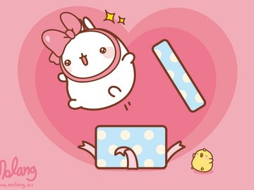 动漫 molang 卡通 卖萌 手绘