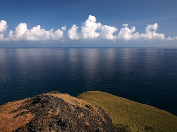 风景 自然 海洋 白云