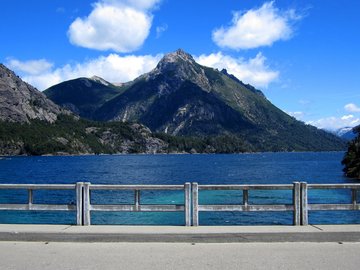 风景 蓝天 白云 山脉