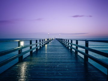 风景 海岸 栈桥