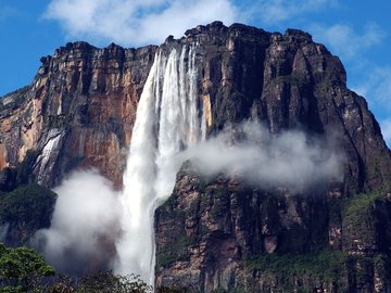 风景 自然 瀑布