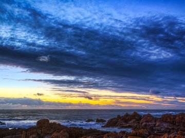 风景 自然 天空 海岸