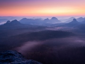 风景 落日余晖 夕阳