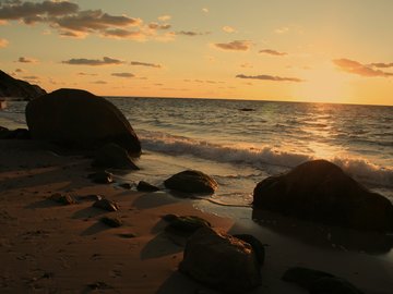 风景 摄影 大海 日出