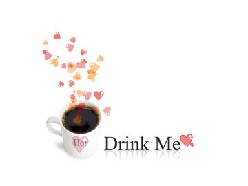 创意 设计 爱情 字母 Drink Me