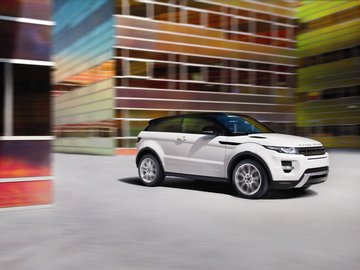 汽车 SUV 白色 路虎 Evoque