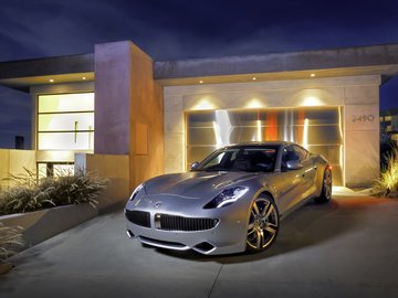 Fisker Karma Hybrid 混合动力 跑车 汽车 宽屏