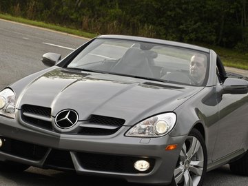 Mercedes Benz 奔驰 SLK350 汽车 宽屏