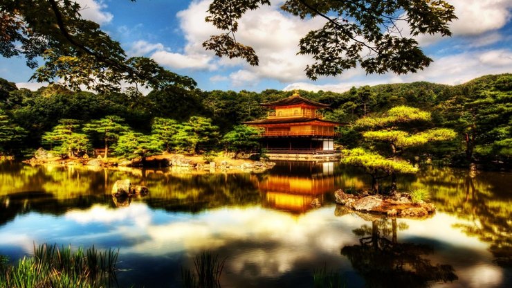 风景 旅游 日本 金阁寺