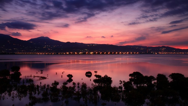 风景 海岸 城市 夜景