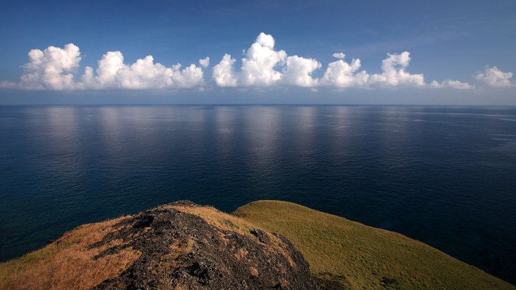 风景 自然 海洋 白云