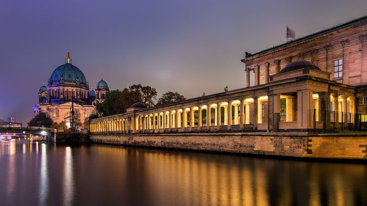 风景 城市 德国 夜景