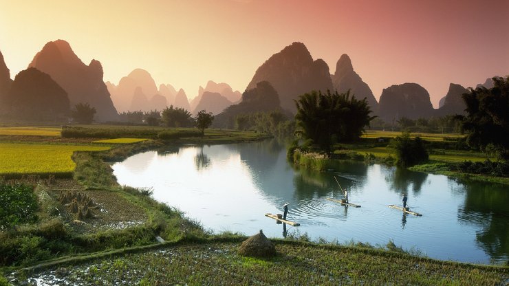 风景 河流