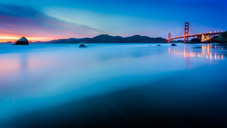 风景 海洋 大桥