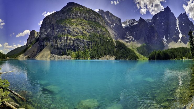 风景 自然 湖泊 山脉