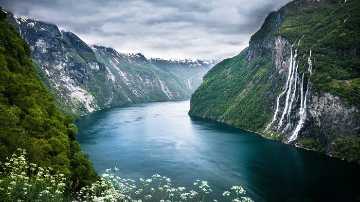 风景 旅游 挪威 松恩峡湾