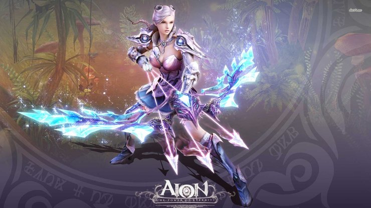 游戏 aion 手绘