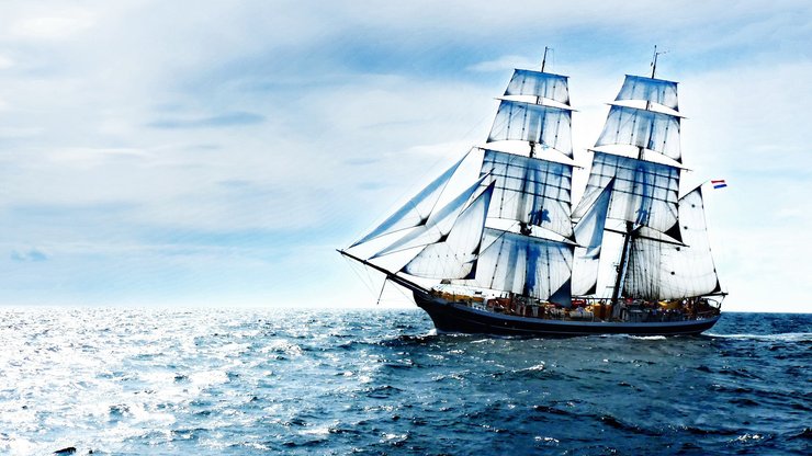 风景 海洋 帆船
