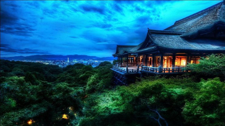 风景 旅游 日本 清水寺