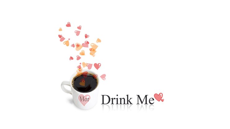 创意 设计 爱情 字母 Drink Me