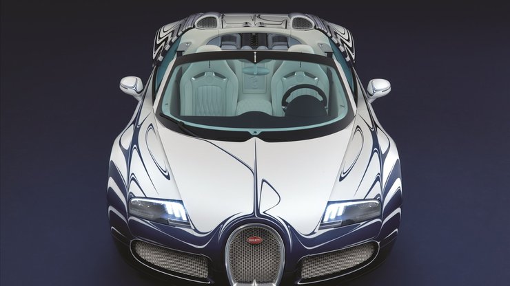 Bugatti Veyron 布加迪 白金 跑车 汽车 宽屏