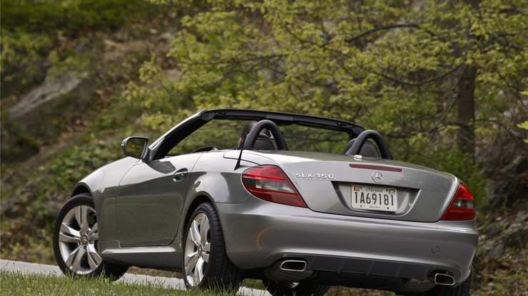 Mercedes Benz 奔驰 SLK350 汽车 宽屏