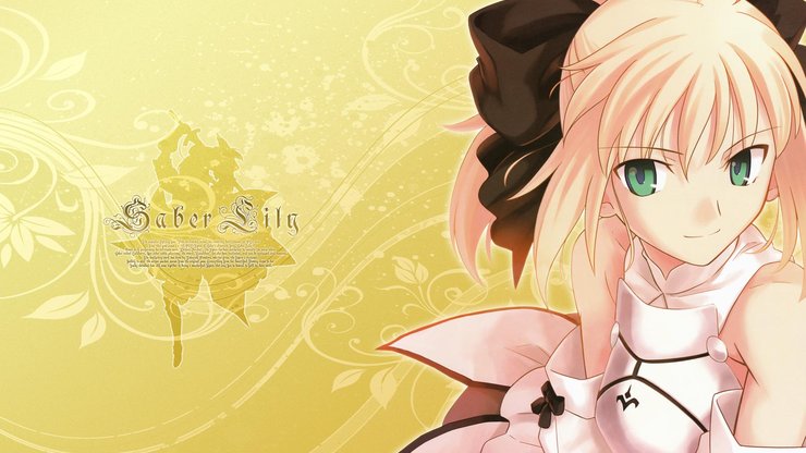 动漫 CG 漫画 美少女 可爱 Saber Lily 草泥马