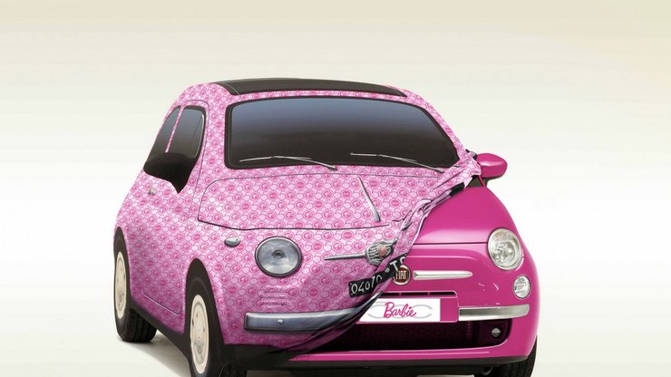 菲亚特 Fiat Barbie 芭比娃娃 汽车
