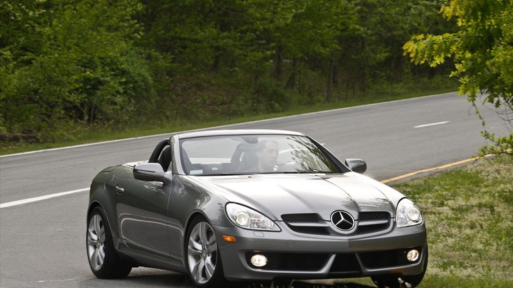 Mercedes Benz 奔驰 SLK350 汽车 宽屏