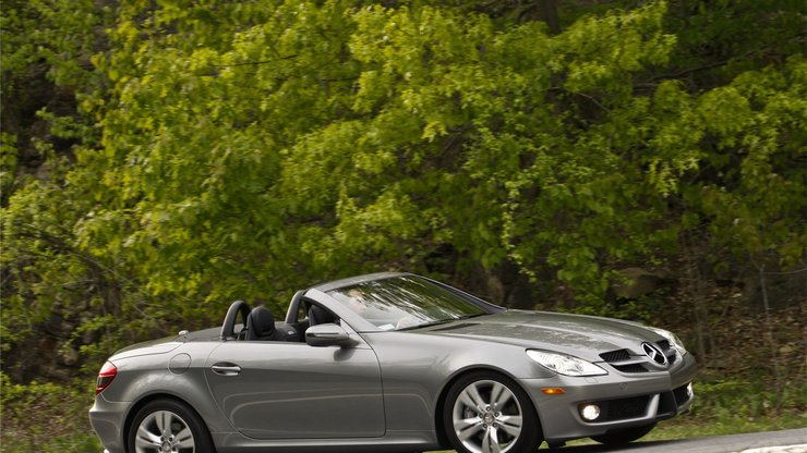 Mercedes Benz 奔驰 SLK350 汽车 宽屏