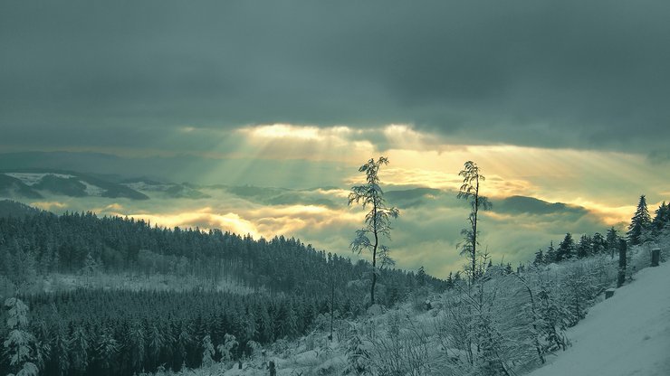 风景 冰天雪地