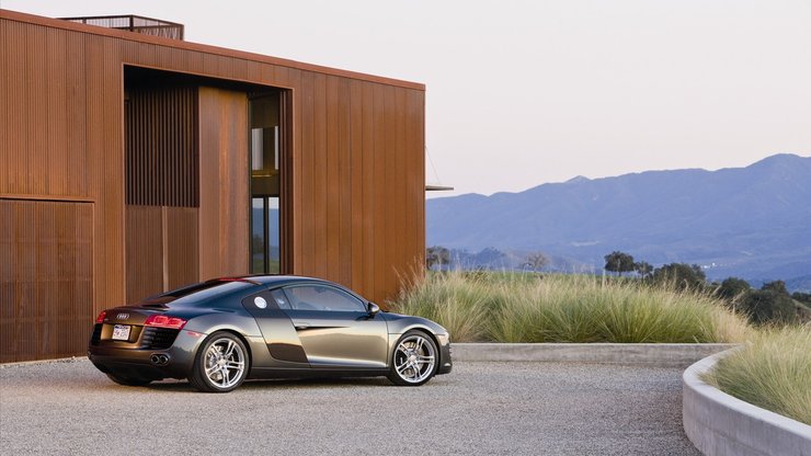 汽车 Audi R8 奥迪 跑车 宽屏