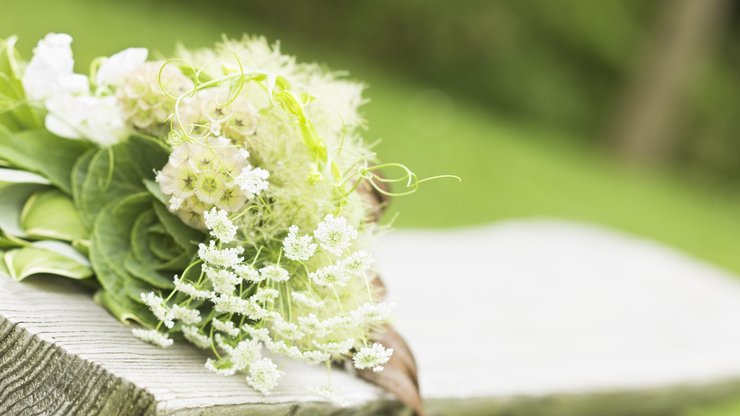 婚礼 鲜花 宽屏 花